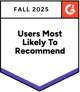 users most likely